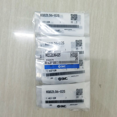 SMC KQG2L06-02S Fitting männlicher Ellbogen für 6mm-Rohr, 1/8R PORT