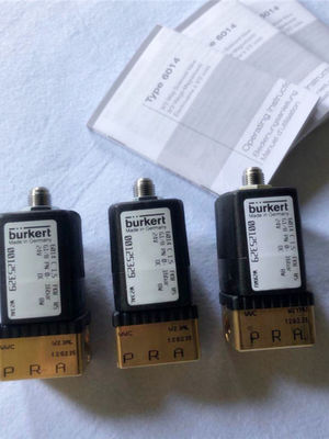 Burkert 00125329 3/2-Wege-Solenoidventil 16 Bar 24v normal geschlossen G1/8