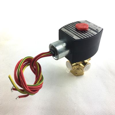 ASCO SCB320B174.230/50 NPT1/4 3/2 Universelle Messingkörper NBR Serie 320 Direktbetriebene Inline-Solenoidventile