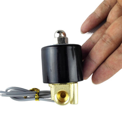 Solenoidventil der 2W-Serie 2W025-08 Normal geschlossen 1/4" Luft-Wasser-Ventil