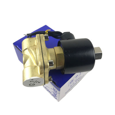 1 Zoll 2W200-25 Messing elektrische Magnetventil normalerweise geschlossen NPT Wasser Luft Messing Magnetventil NC 2 Weg