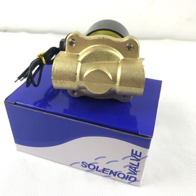 1 Zoll 2W200-25 Messing elektrische Magnetventil normalerweise geschlossen NPT Wasser Luft Messing Magnetventil NC 2 Weg