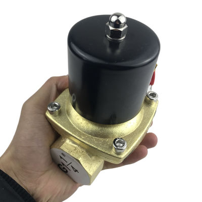 Normal geöffnet 2W350-35 1 1/4 Zoll reines Messing Solenoidventil Wasserluftventil NO