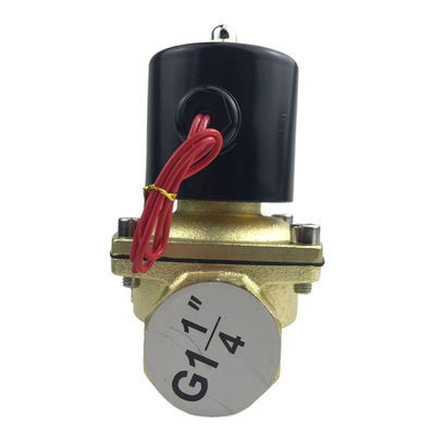 2W350-35 1 1/4 Zoll reines Messing Solenoidventil Wasserventil Luftventil normalerweise schließen NC