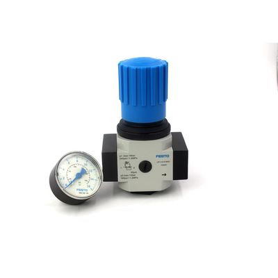 FESTO LR-1/2-D-MIDI 159581 LR-1/2-D-MIDI-MPA 8002257 Zinklegierung Druckreglerventil mit Druckmessgerät 0,5-12 Bar