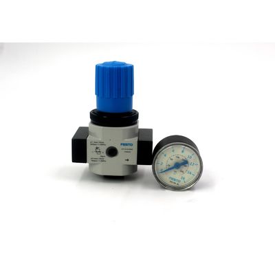 FESTO Zinklegierung LR-3/8-D-MINI 162580 LR-3/8-D-MINI-MPA 8002286 Druckregelventil mit Druckmessgerät 0,5-12 Bar