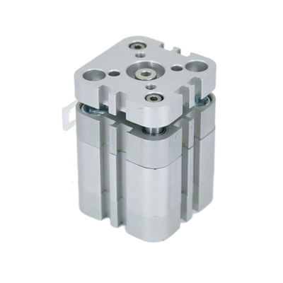 Pneumatischer Zylinder aus Aluminiumlegierung mit Kolben und männlichem Gewindevortrieb