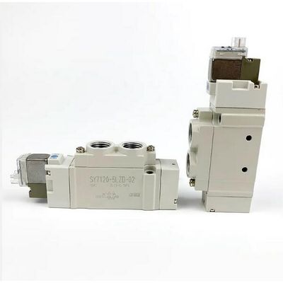 SMC SY7120-5LZD-C6 Solenoidventil 2 Positionen Einzeltastanschluss Größe ø6 DC24V