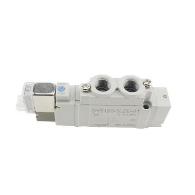 SMC-Solenoidventil SY5320-5LZD-C6 DC12V Einberührungsanlage Portgröße ø6 3 Position geschlossene Mitte