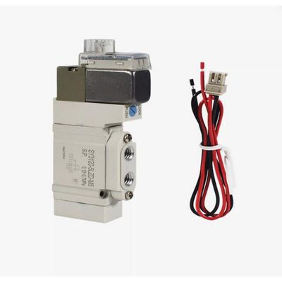 SMC-Solenoidventil SY5220-5LZD-C8 2 Positionen doppelter Einberührungsanschluss Größe ø8 DC24V