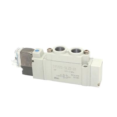 SY5220-6LZD-C4 Solenoidventil SMC 2 Position Doppel-DC12V Einberührungsanlage Portgröße Ø4