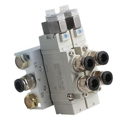SY5220-6LZD-C4 Solenoidventil SMC 2 Position Doppel-DC12V Einberührungsanlage Portgröße Ø4