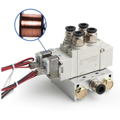 SY5220-5LZD-C4 Solenoidventil SMC 2 Position Doppel-DC24V Einberührungsanlage Portgröße Ø4