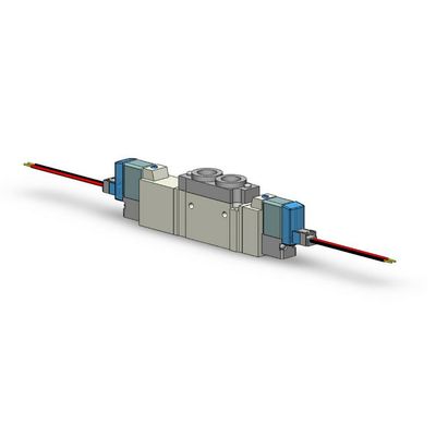 SMC SY5220-6LZD-01 DC12V Port Größe 1/8 Pneumatische Magnetventildrahtleitung 2 Position Doppel
