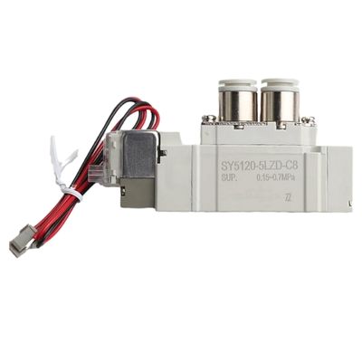 SMC SY5220-6LZD-01 DC12V Port Größe 1/8 Pneumatische Magnetventildrahtleitung 2 Position Doppel