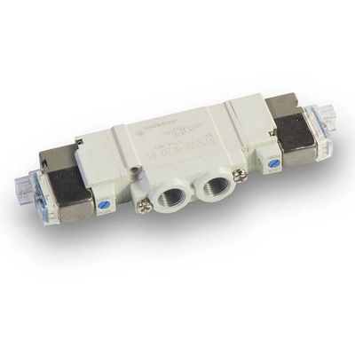 SMC SY5220-6LZD-01 DC12V Port Größe 1/8 Pneumatische Magnetventildrahtleitung 2 Position Doppel