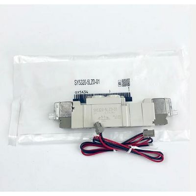 SMC SY5220-5LZD-01 DC24V Port Größe 1/8 Pneumatische Magnetventildrahtleitung 2 Position Doppel