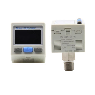 ZSE30A-01-C SMC Digitale Druckschalter Vakuumdruck R1/8 2-Farbbildschirm PNP Offener Sammler 2 Ausgänge