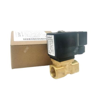 00126202 Burkert Solenoidventil G1/8 2.5 Durchflussloch AC24V 8W 6014 D Normal geöffnet Messingventilkörper 32 * 32 0~6bar