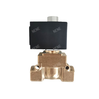 Elektromagnetisches Ventil 00126161 burkert 6014 D Direktwirkende Unterplatte Anschluss Normalerweise offenes 2,0-Durchflussloch DC24V 8W Messingventilkörper 0~10bar