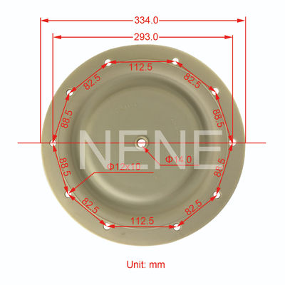 "Inch 96391 96392 Ingersoll Rand ARO Pro-Serie Pumpen Diaphragmen 666250-9C9-C 6662B3-344-C