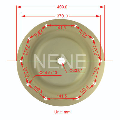 Ingersoll Rand 3 Zoll Diaphragma Reparatur-Kit 96475-A 96476-T 666300-9C9-C 666300-EEB-C Santoprene PTFE
