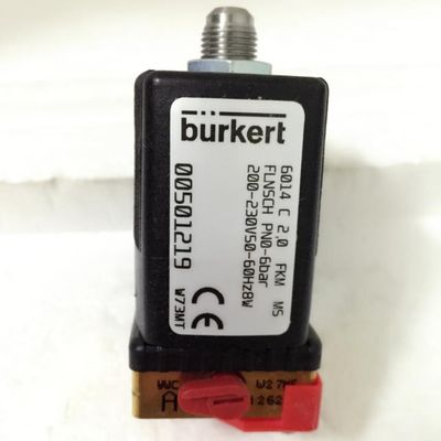 Burkert 6014 Magnetventil mit manuellem Schalter 230V 00501219