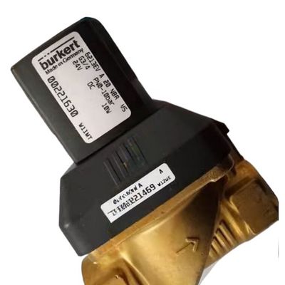 BURKERT 00308505 G3/4 2/2 Normal geschlossen 20 Durchflussloch FKM Versiegelte Messingventilkörper AC220V 8W 1-40bar 5404 Typ