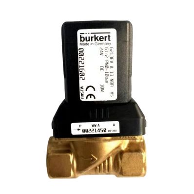 BURKERT 00308505 G3/4 2/2 Normal geschlossen 20 Durchflussloch FKM Versiegelte Messingventilkörper AC220V 8W 1-40bar 5404 Typ