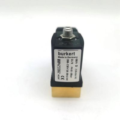 2/2 Normal geöffnet 00295651 Burkert Solenoidventil 20 Durchflusslöcher FKM (Fluorkautschuk) Versiegelter Messingventilkörper AC220V 8W 1-25bar