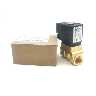 Industrielles Elektromagnetikventil 00085337 G1 1/4 2/2 Normal geschlossen 32 Durchflussloch FKM (Fluorkautschuk) Versiegelter Messingventilkörper AC24V 8W 1-25bar