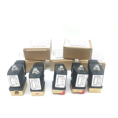 00134240 BURKERT 6013 Typ Direktwirkung G1/8 Zoll 2/2 Normal geschlossen 2,5 Durchflussloch FKM Versiegelte Messingventilkörper 24VDC 8W 0~10bar
