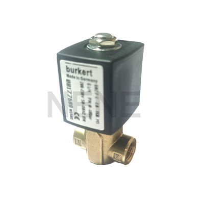 Burkert-Solenoid 6013 Typ Direktwirkung 00134243 2/2 Normal geschlossen G1/8 Zoll 2,5 Durchflussloch FKM Dichtung 220VAC 8W 0~16bar