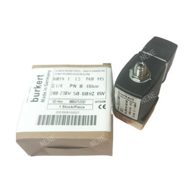 G1/4 Burkert Solenoidventil 00125302 6013 Typ Direktwirkende Zoll 2/2 Normal geschlossen 3.0 Durchflussloch FKM Versiegelte Messingventilkörper 24VAC 8W 0~10bar