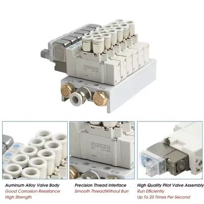 Soft Seal SMC Solenoidventile SY3320-5LZD-M5 SY3320-6LZD-M5 SY-Serie