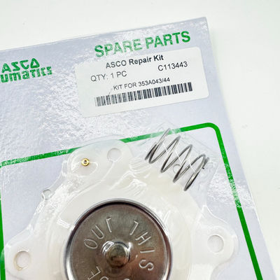 ASCO C113443 Diaphragma-Reparatur-Kit 3/4 Zoll für Puls-Solenoid-Ventil SCG353A043 Nitril/Viton