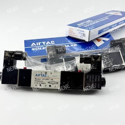 5 Weg 3 Position 4V130E-06 Luftflüssigkeit AIRTAC Solenoidventil mit Aluminiumlegierungskörper