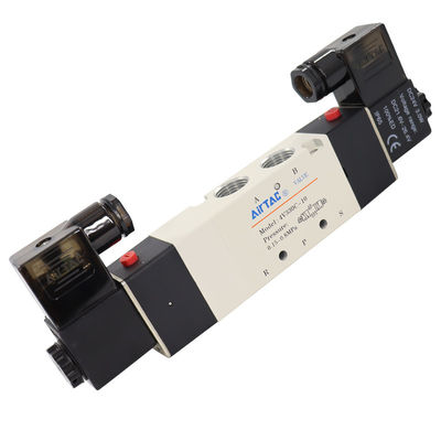 Airtac 4V330C-08 DC24V 4V330C-10 AC220V Solenoid-Luftventil ((5/2,5/3 Weg) - 4V330C08B
