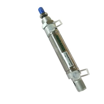 ASCO G435AGSN0020A00 Pneumatikzylinder mit Kolben ISO 6432 20mm Hub M5 8mm Bohrung