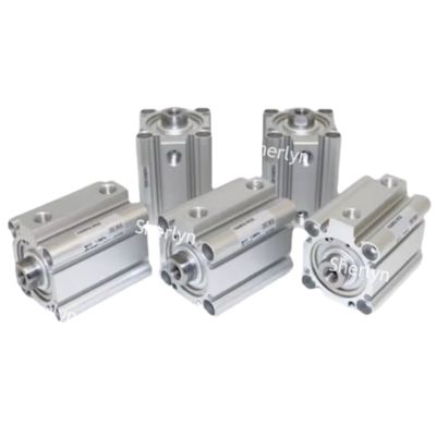 SMC CQ2A12-10D CQ2 Standardzylinder, 12 mm Zylinderbohrung, 10 mm L-Schlag, doppelwirkende Zylinderwirkung, Anbau an beiden Enden