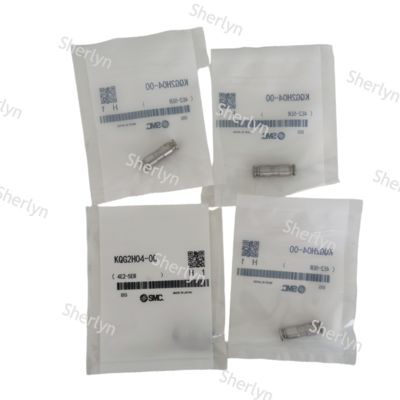 SMC Push-to-Connect-Edelstahlfittings KQG2H06-00 Gerades Rohr 4E2-1ES/KQ2A43 One-Touch-Fitting.