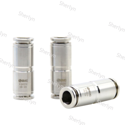 KQG2H12-00 SMC KQG2-Serie Gerader Rohr-zu-Rohr-Adapter Schieben Sie 12 mm hinein, um 12 mm hinein zu schieben Rohr-zu-Rohr-Verbindungsstil 4E2-9ET/KQ2A60