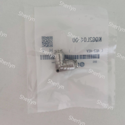 SMC KQG2L04-01S 90 Grad Ellenbogen mit Dichtungsmittel 316 Edelstahl 4 mm X R1/8