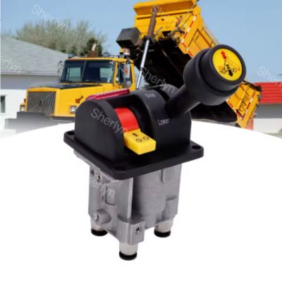 BKQF34-B 14750650H 4-Loch-Dump-Truck-Gummi-Griffventil M6 gesperrt Hydraulik-Dump-Truck-Steuerventil