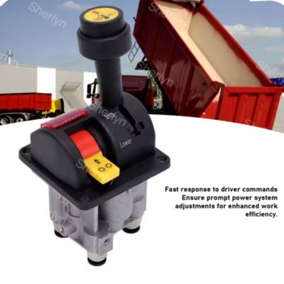 BKQF34-B 14750650H 4-Loch-Dump-Truck-Gummi-Griffventil M6 gesperrt Hydraulik-Dump-Truck-Steuerventil