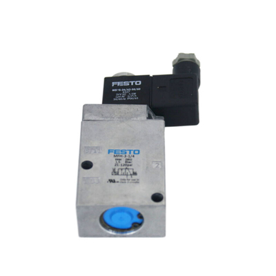 Festo-Ventil MFH-3-1/4 9964 Mechanisches Ventil, 3 Port, geschlossen, elektrisch, G 1/4, 0,15 bis 0,8 Mpa