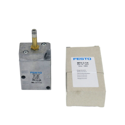 Festo-Ventil MFH-3-1/4 9964 Mechanisches Ventil, 3 Port, geschlossen, elektrisch, G 1/4, 0,15 bis 0,8 Mpa