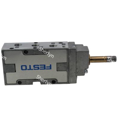 FESTO MFH-5-1/8-B Magnetventil, 5/2 Monostabil Mec Spr, Int Pilot G/8