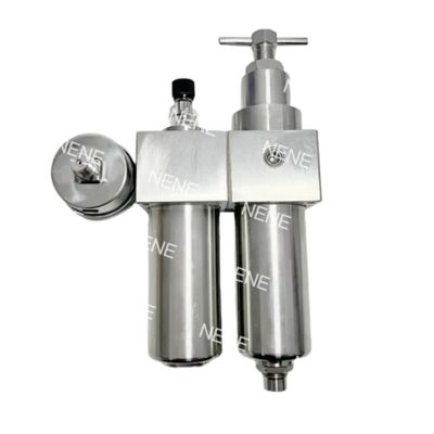 SFSRSL400 1/2" Gewindegröße Luftfilter-Öler Dreiteiliges Edelstahlfilter-Regler-Ölnebelsystem