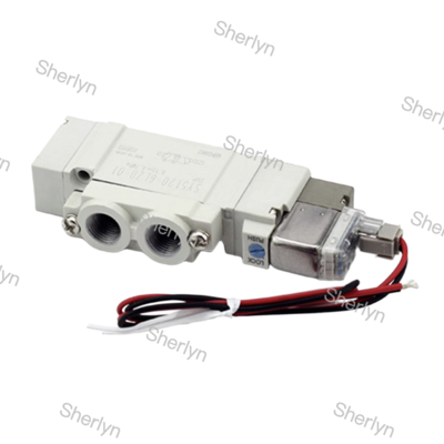 SMC-Solenoidventil SY-Serie SY5220-6LZD-C8 DC12V Ein-Touch-Klempner